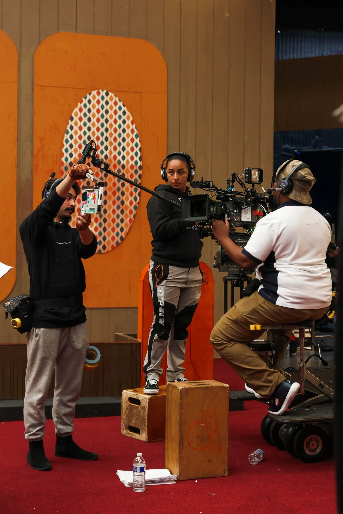 Behind the scenes on the set of Sink or Sin (5 of 14)