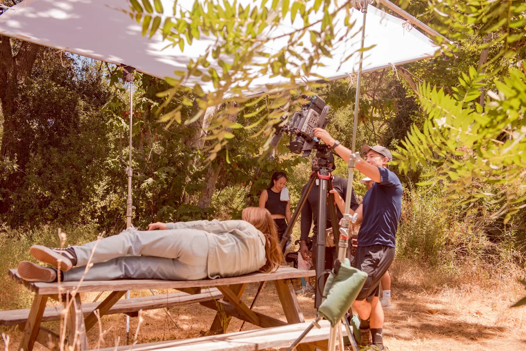 Behind the scenes on the set of To Her (3 of 6)
